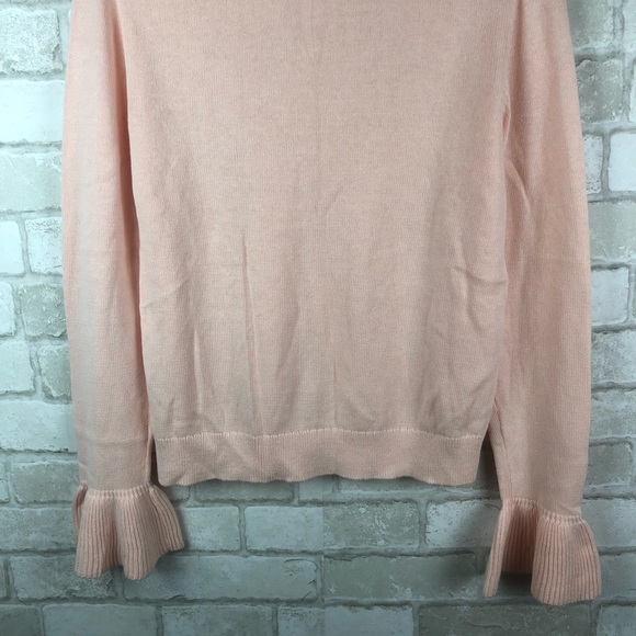 J. Crew Ruffle Cuff Sweater Size M - Picture 7 of 8